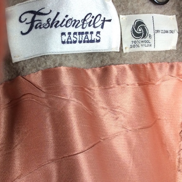 Vintage faux fur collar wool coat - Picture 6 of 7